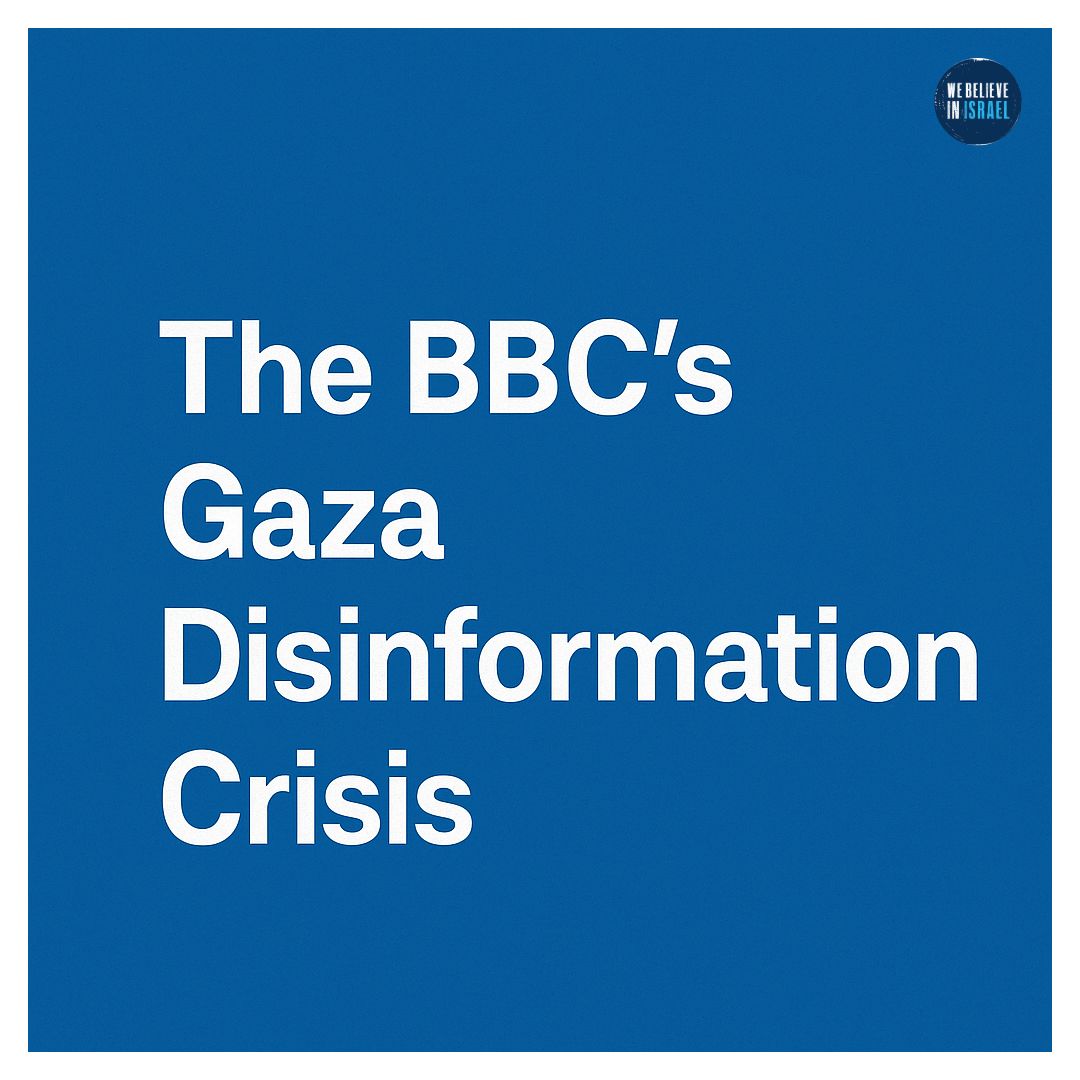 BBC Gaza Disinformation Crisis campaign artwork