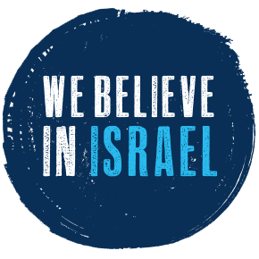 We Believe in Israel logo